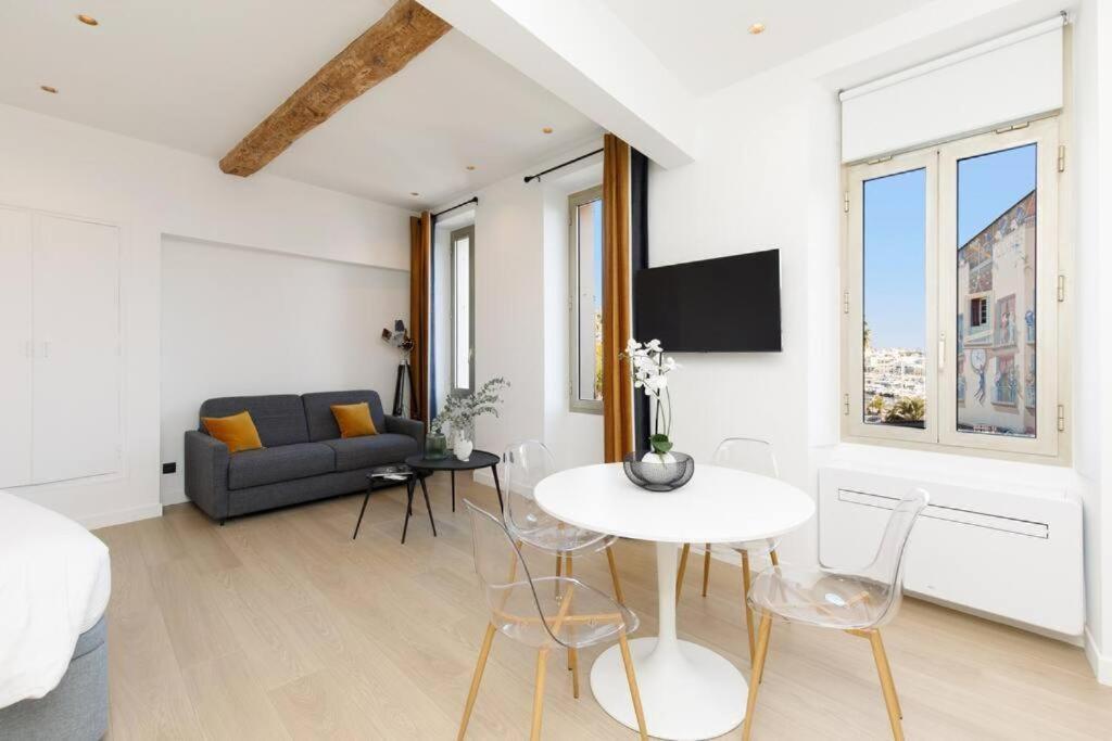 Appartement 33 M2 Comme Une Junior Suite - Vue Port Et Palais Des Festivals Cannes Zewnętrze zdjęcie